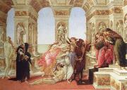 Sandro Botticelli calumny of apelles oil painting